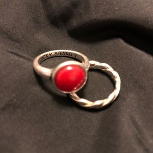 Lucky Brand ring set